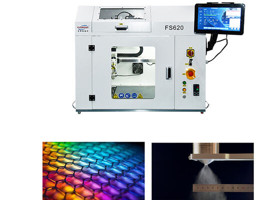 110khz 주파수 정밀 초음파 스프레이 코터 95% 스프레이 균일성 및 0.5-12ml / h 스프레이 부피